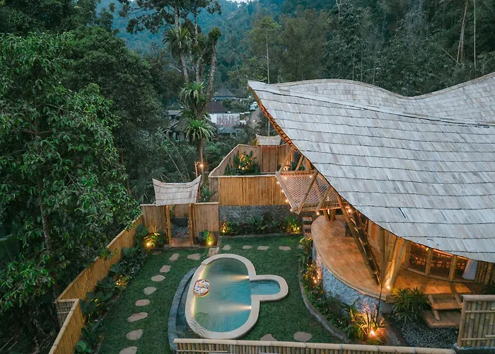 Sunrise Hill Bamboo House-private Jungle Villa *