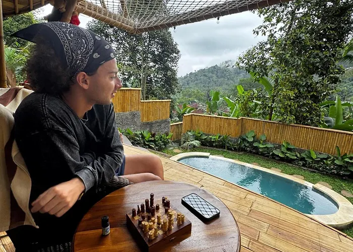 Sunrise Hill Bamboo House-private Jungle Villa *
